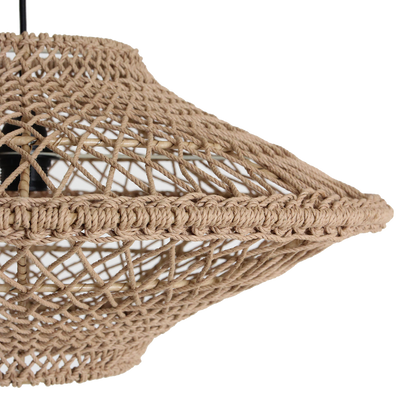 Lampa wisząca Corda Naturalna Ljaskota Średnia Ø60cm Surowce