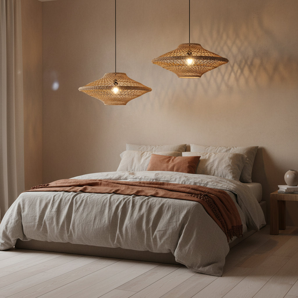 Lampa wisząca Corda Naturalna Lina Large Ø80cm Surowe Materiały