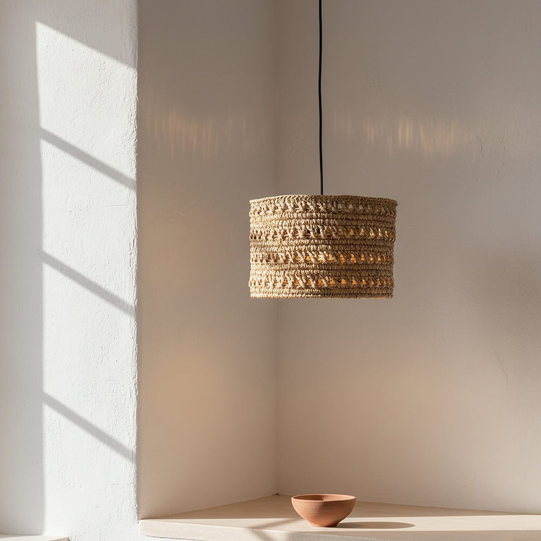 Lampa Herba naturalna mała Ø30cm Surowce