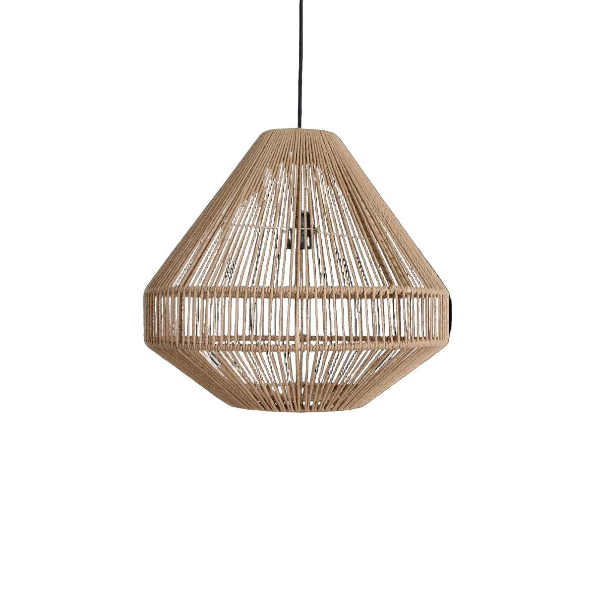 Linea Lampa wisząca Diamond Naturalna Ø44x42cm Surowce
