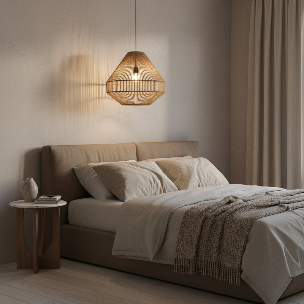 Linea Lampa wisząca Diamond Naturalna Ø44x42cm Surowce