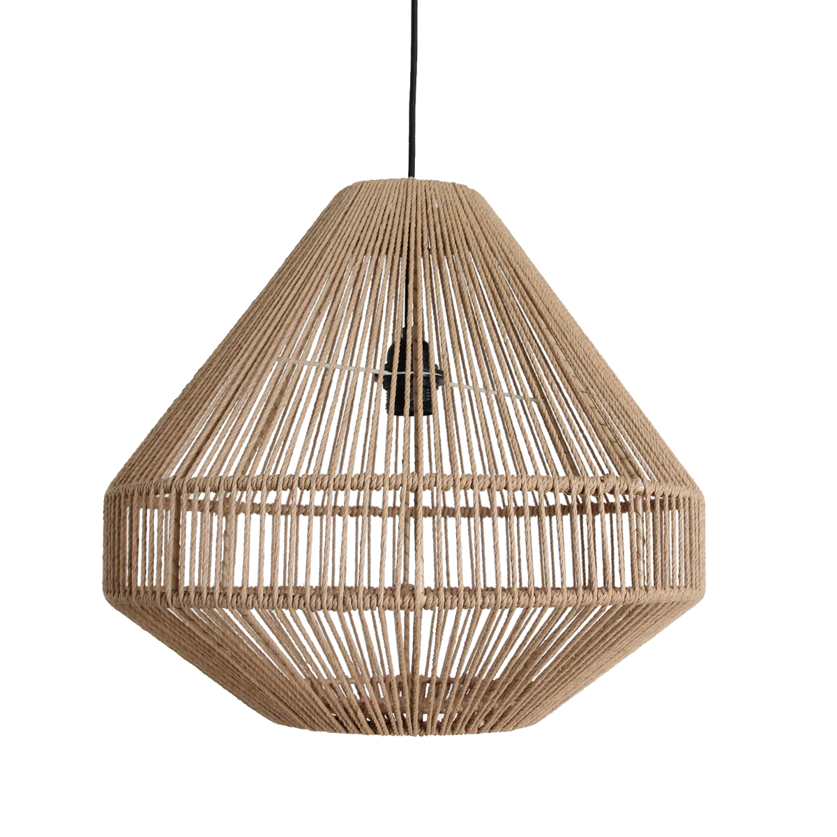 Linea Lampa wisząca Diamond Naturalna Ø44x42cm Surowce