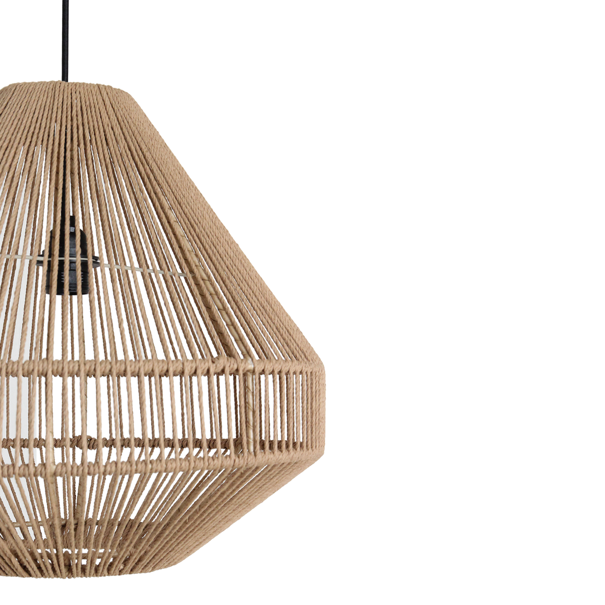 Linea Lampa wisząca Diamond Naturalna Ø44x42cm Surowce