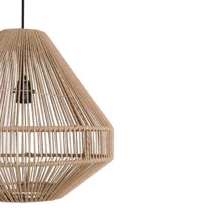 Linea Lampa wisząca Diamond Naturalna Ø44x42cm Surowce