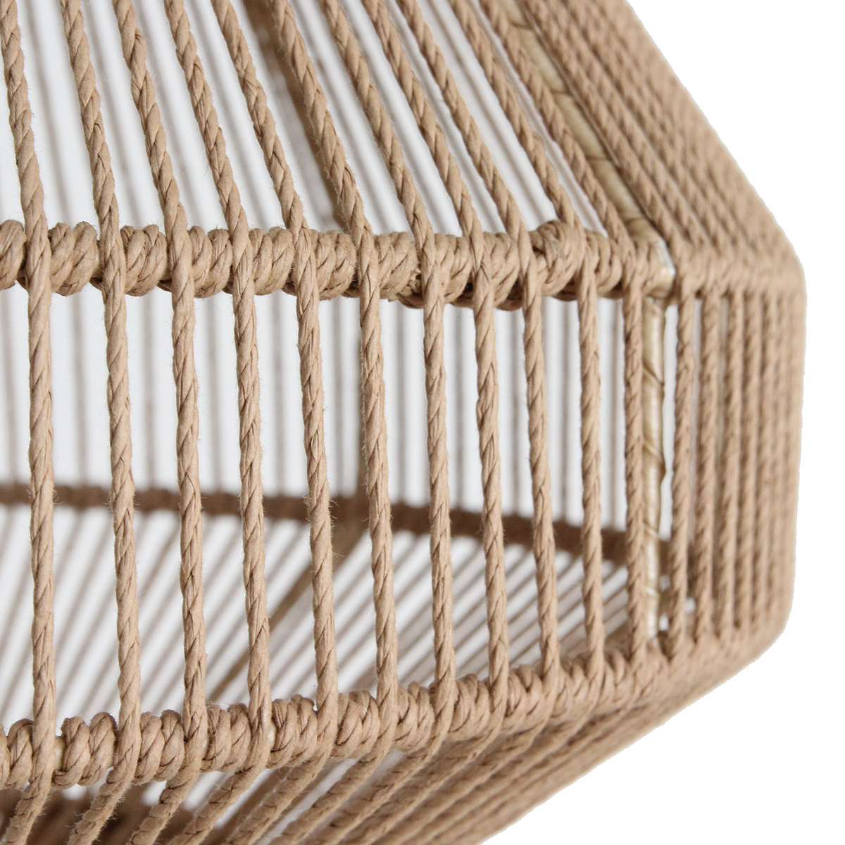 Linea Lampa wisząca Diamond Naturalna Ø44x42cm Surowce