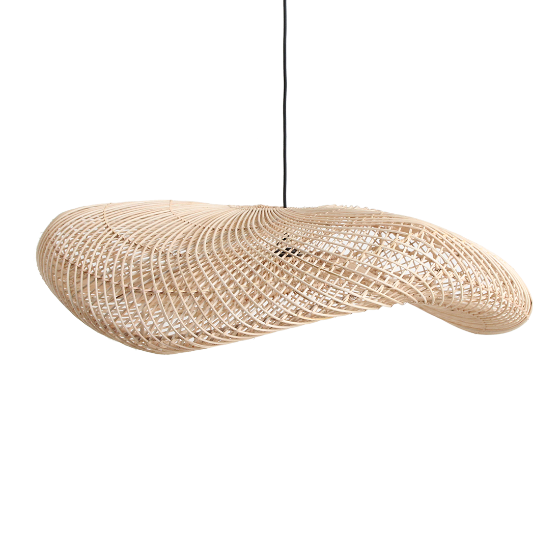 Lampa wisząca Wave Natural XL Raw Materials