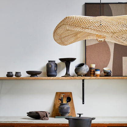 Lampa wisząca Wave Natural XL Raw Materials