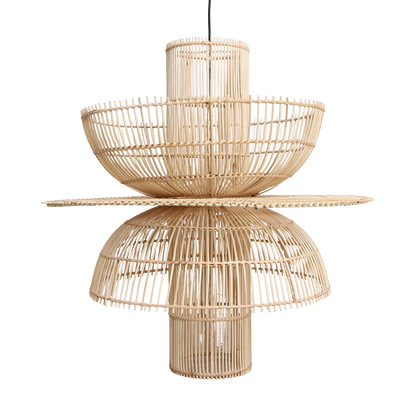 Lampa wisząca Saturn Ø65cm Surowe materiały