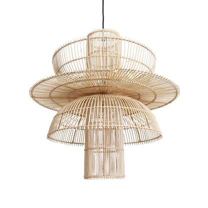 Lampa wisząca Saturn Ø65cm Surowe materiały