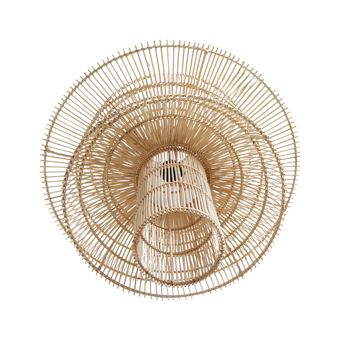 Lampa wisząca Saturn Ø65cm Surowe materiały