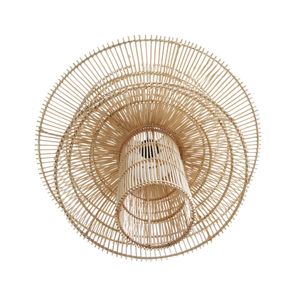 Lampa wisząca Saturn Ø65cm Surowe materiały