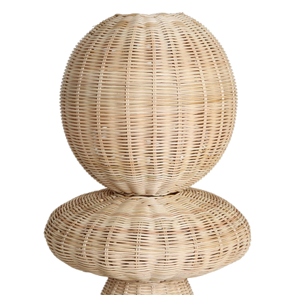 Lampa podłogowa Tao z rattanu - 140 cm Raw Materials