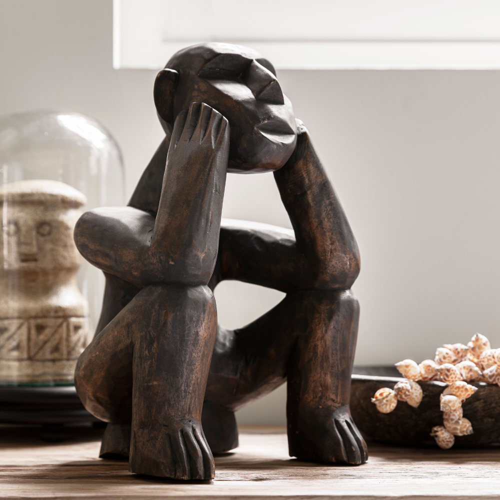MUST Living Rzeźba Monkey Do Nothing