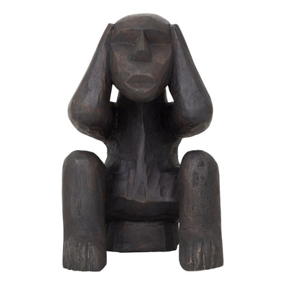 MUST Living Rzeźba Monkey Hear Nothing