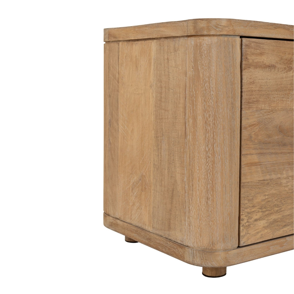 DTP Home Szafka RTV Nova Large z blatem z drewna tekkowego