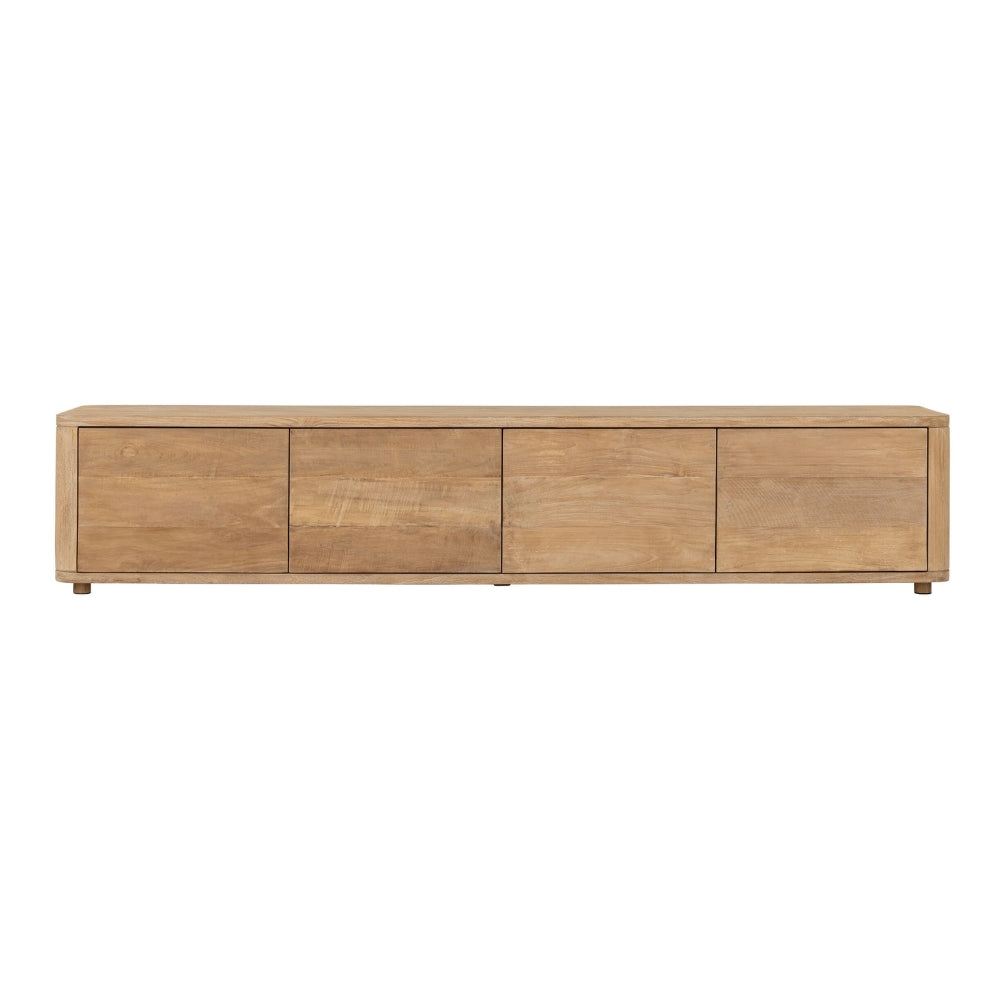 DTP Home Szafka RTV Nova Large z blatem z drewna tekkowego