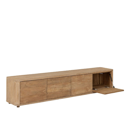 DTP Home Szafka RTV Nova Large z blatem z drewna tekkowego