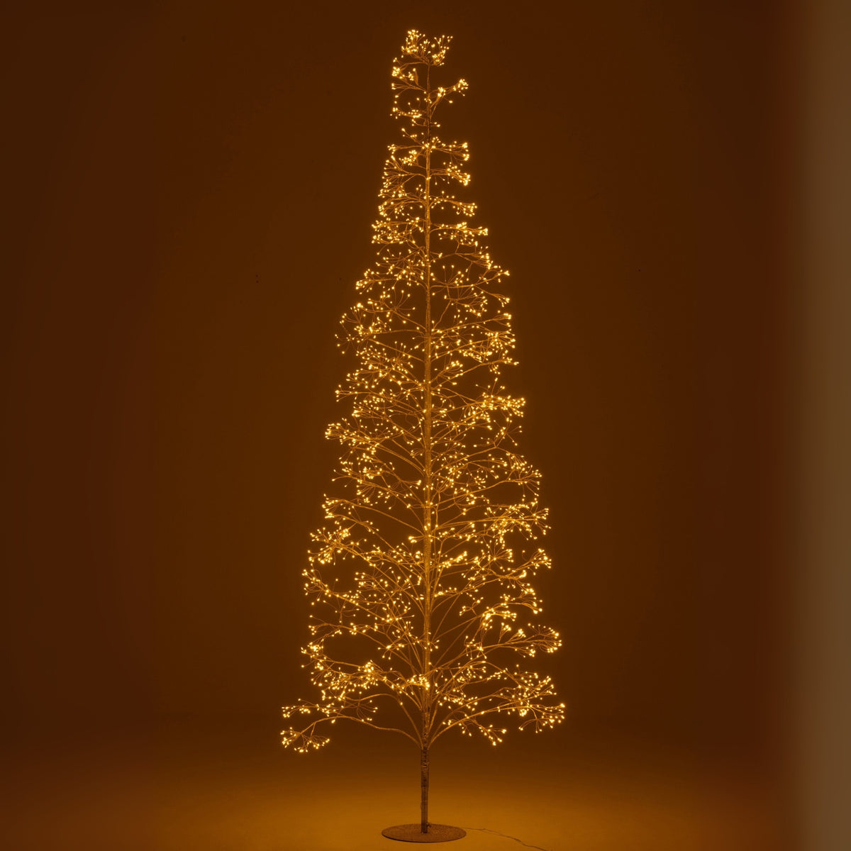 Choinka 3000 LED Metalowa Kolor złoty Duża H300cm J-Line