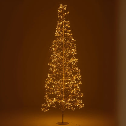 Choinka 3000 LED Metalowa Kolor złoty Duża H300cm J-Line