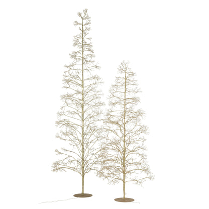 Choinka 3000 LED Metalowa Kolor złoty Duża H300cm J-Line