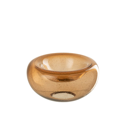 Dekoracyjna miseczka Carol Glass Caramel Small J-Line