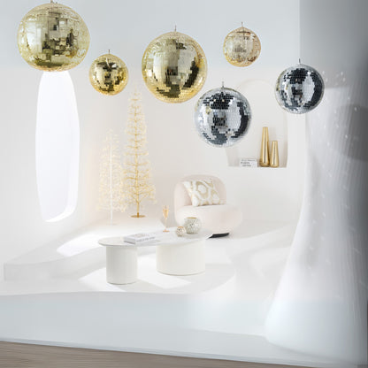 Choinka LED Ciepłe Białe Światła Metal Biała Duża H180cm J-Line