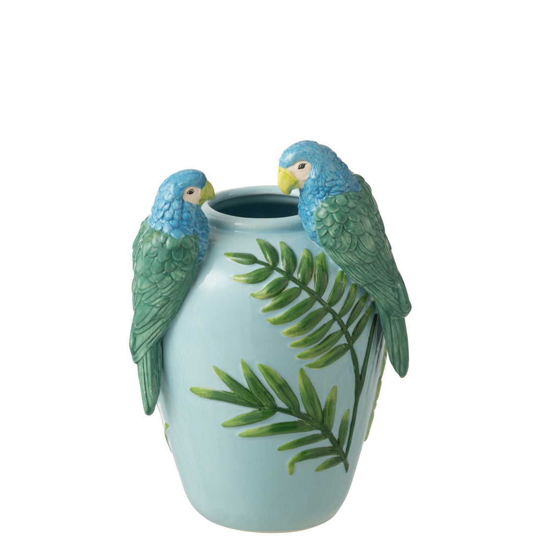 Wazon Papugi Ceramiczny Zielony/Niebieski Średni J-Line