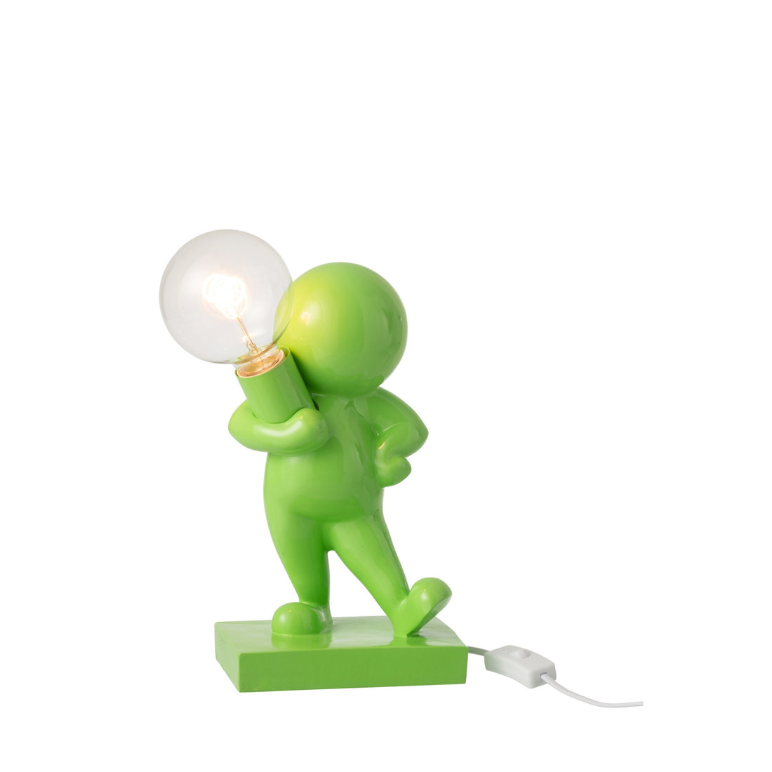 Lampa stołowa Marcel Żywica Zielona J-Line