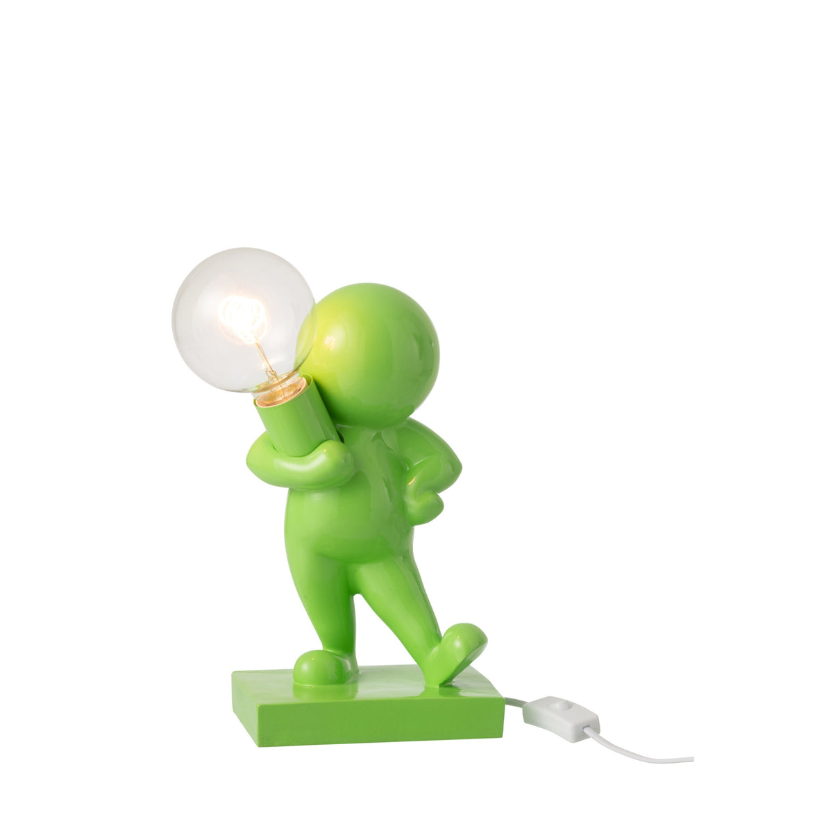 Lampa stołowa Marcel Żywica Zielona J-Line