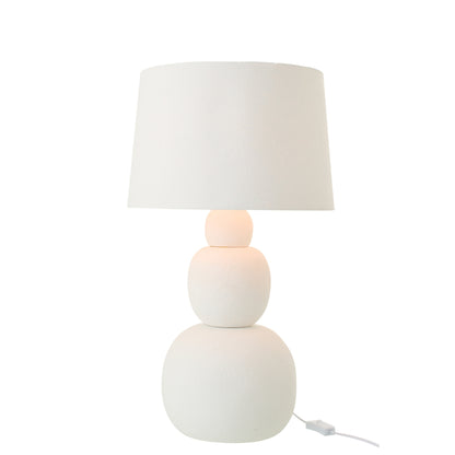 Lampa stołowa Renee Keramika Biała Large J-Line