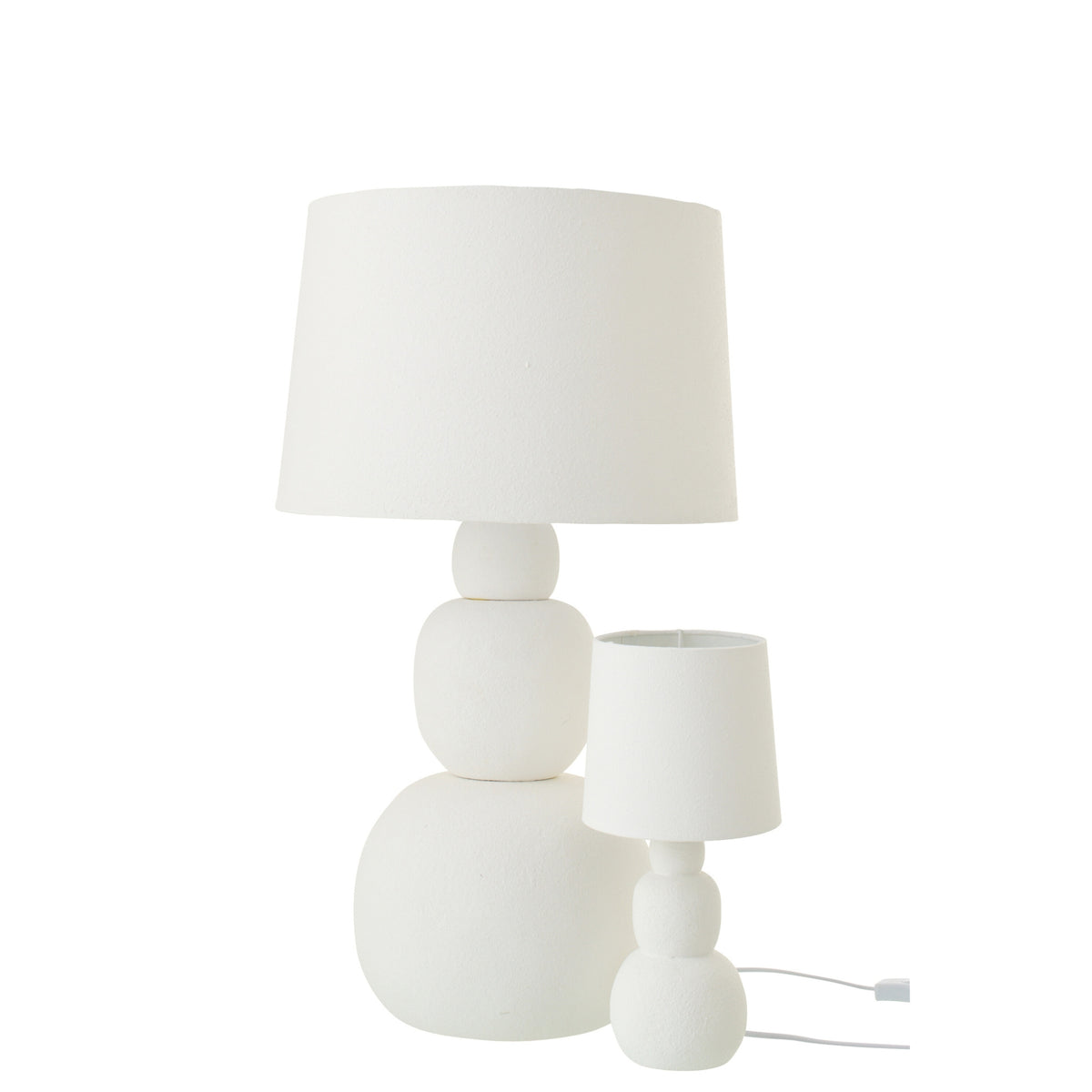 Lampa stołowa Renee Keramika Biała Large J-Line