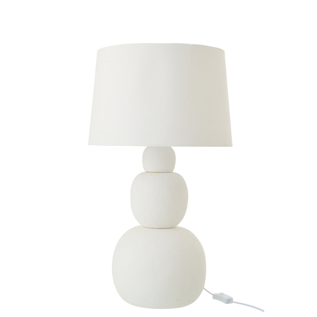 Lampa stołowa Renee Keramika Biała Large J-Line