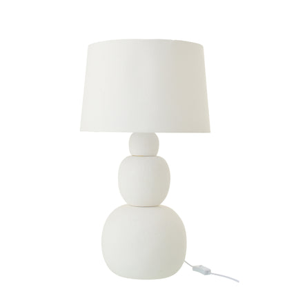 Lampa stołowa Renee Keramika Biała Large J-Line