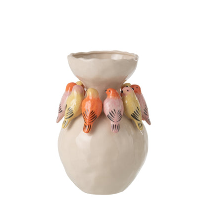 Wazon Ptak Ceramiczny Wielokolorowy Large J-Line
