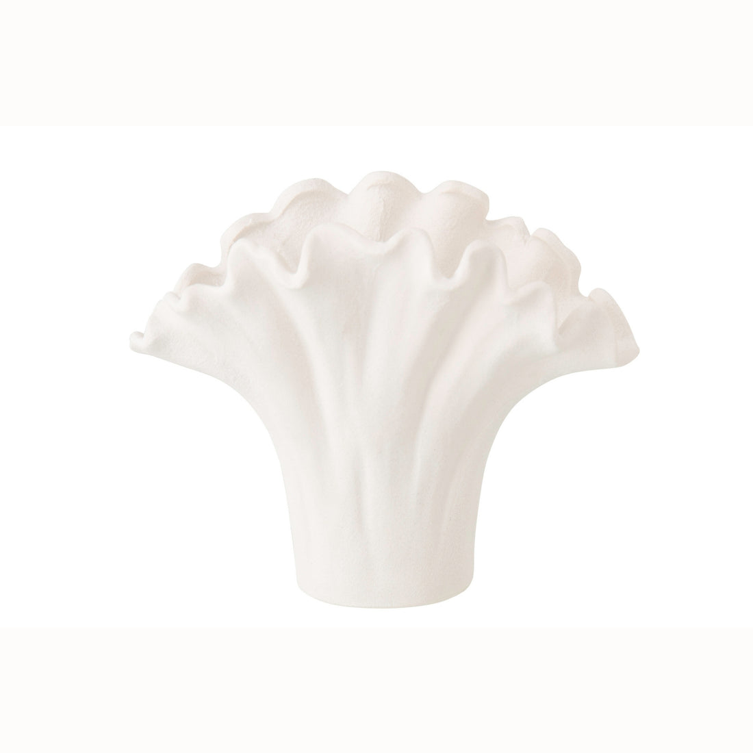 Wazon na kwiaty porcelanowy biały duży J-Line