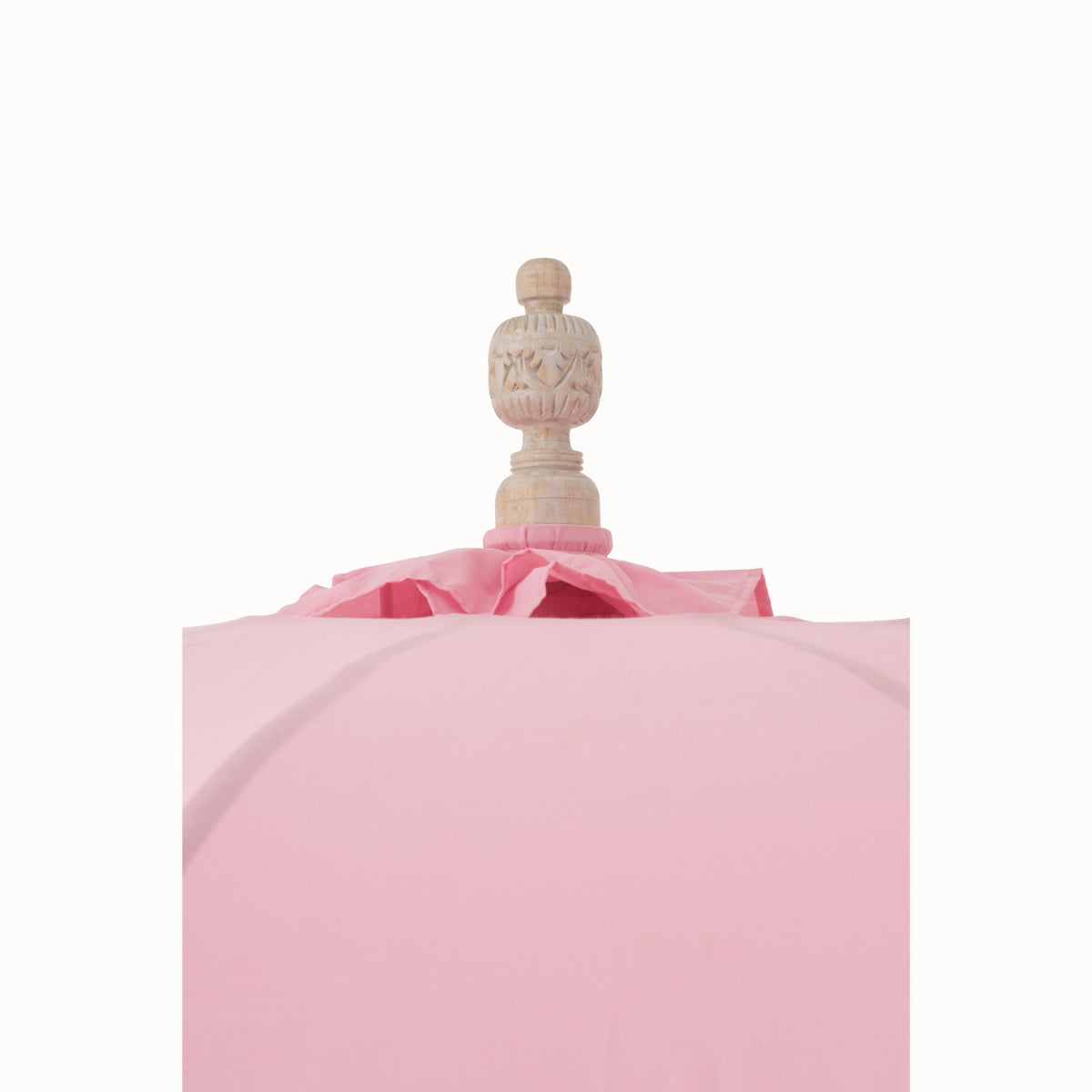 Parasol Bobbi Drewno/Bawełna Jasnoróżowy J-Line
