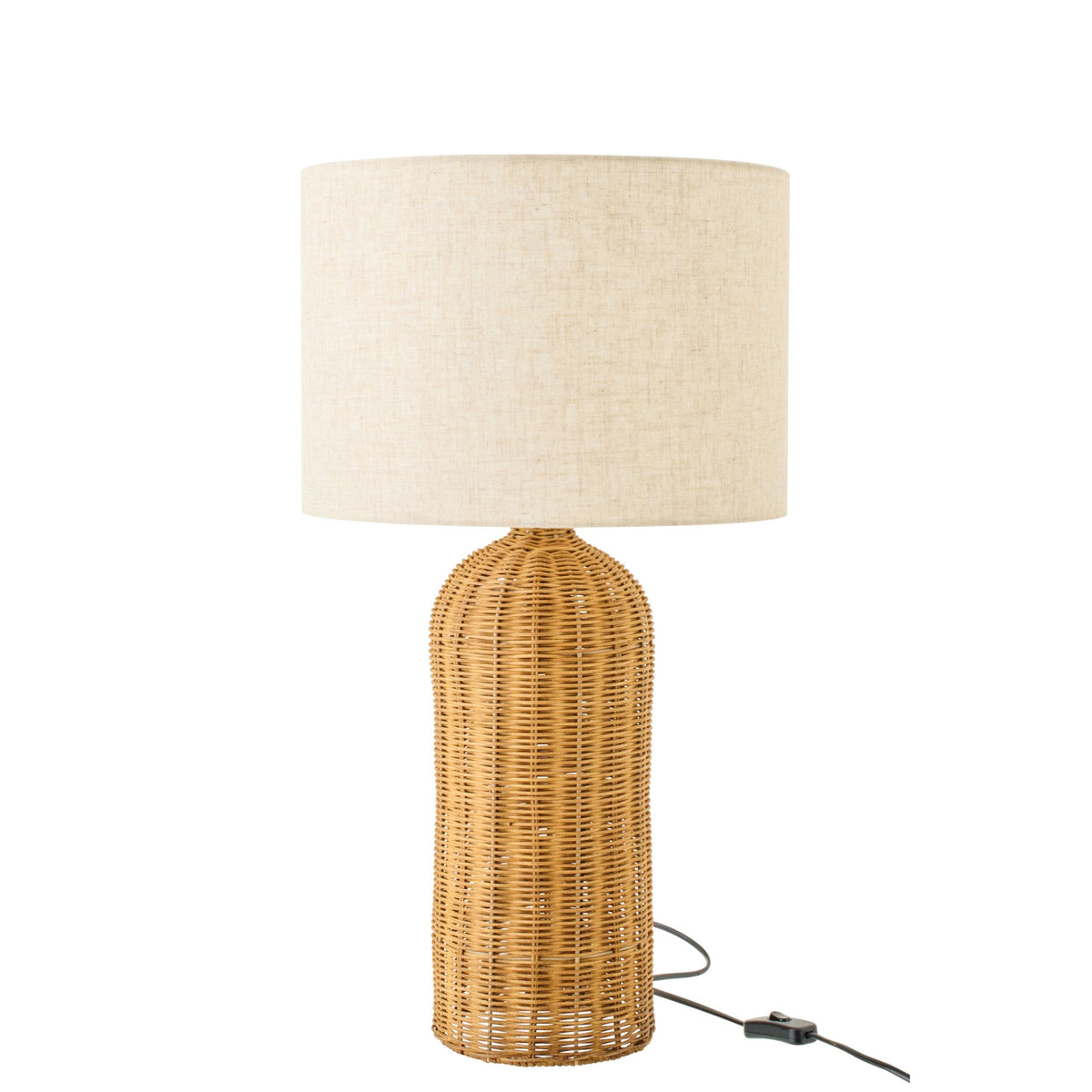 Lampa stołowa Cylinder Metal Naturalny/Ecru Small J-Line