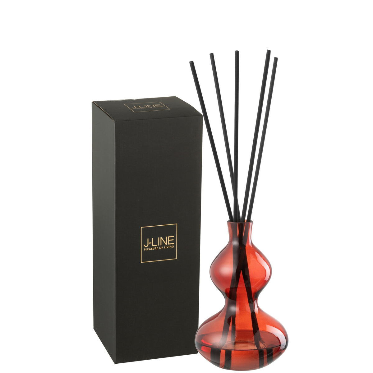 Olejek zapachowy Olive&amp;Frank Incense Szklane Czerwone Małe 500ml J-Line