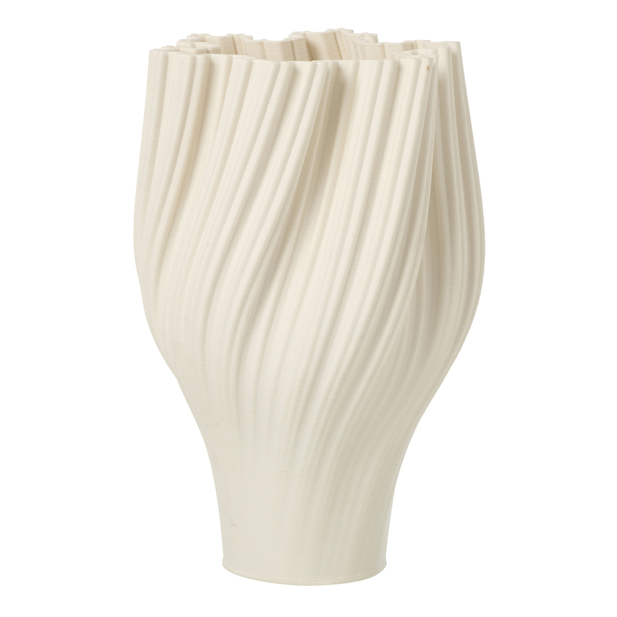 Wazon 3D Print Steengoed Biały Large J-Line