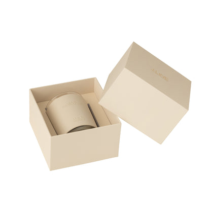 Świeca zapachowa Leather Beige 40H
