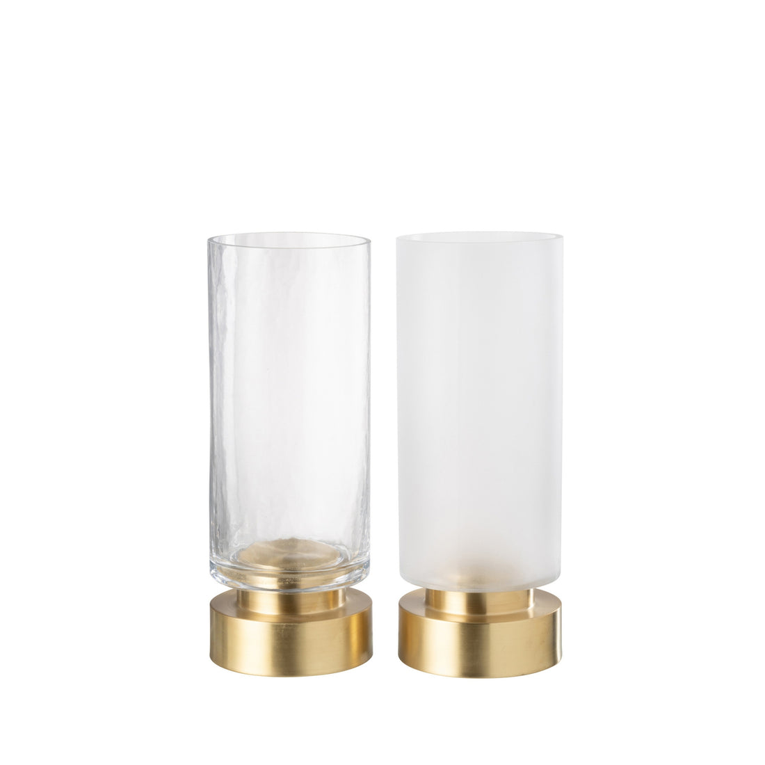 Świecznik Pia Półzłoty Średni Zestaw 2 szt.