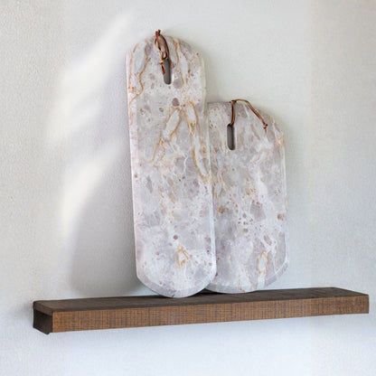 Deska prostokątna marmur beżowy duża - 60x20x2cm
