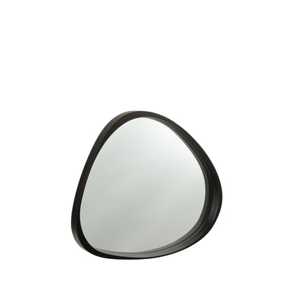 Lustro Giles Mdf/Szkło Czarny Mały Ø 71 cm