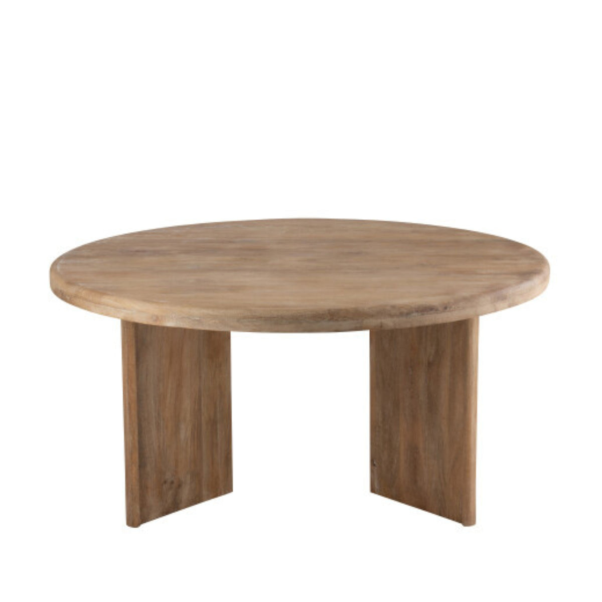 Stół do jadalni z drewna mahoniowca, naturalny, Ø150 cm, J-Line