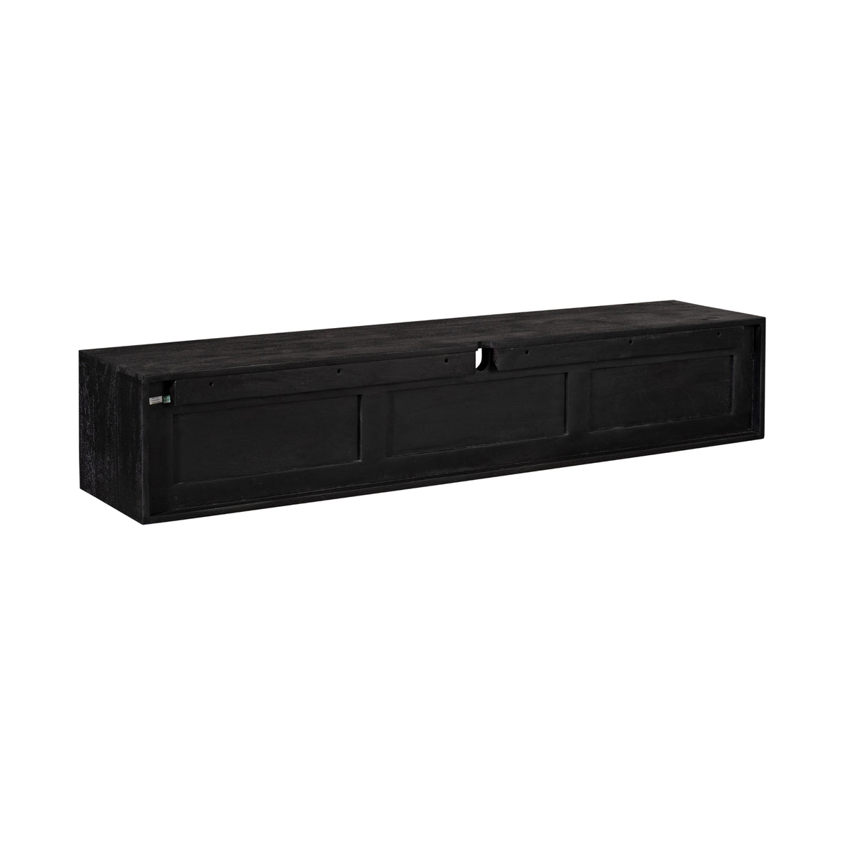 Zawieszana szafka RTV Ambiance Drewno mango Czarna 160cm Starfurn