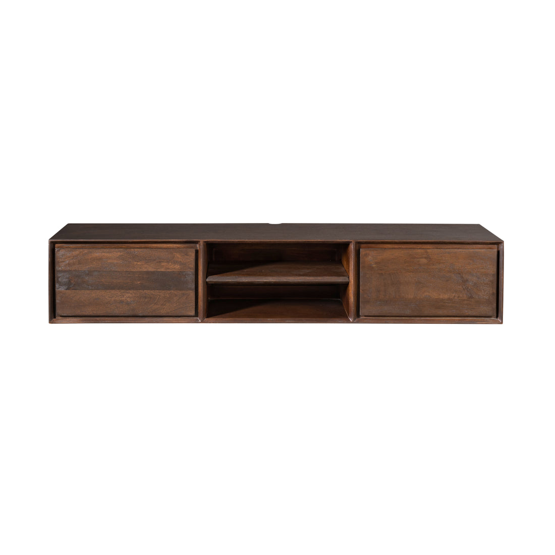 Zawieszona szafka RTV Ambiance Drewno mango Brązowa 160cm Starfurn