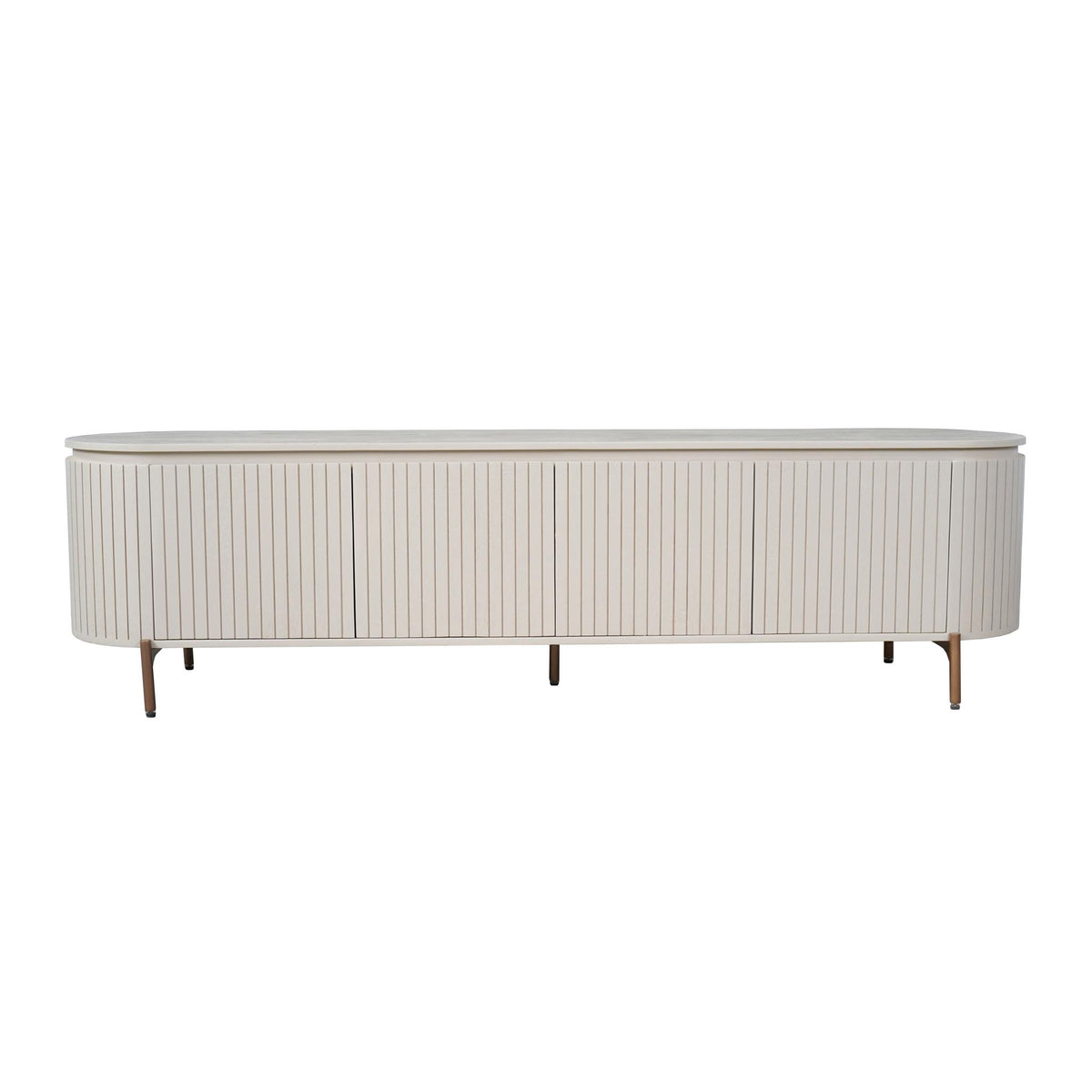 Szafka RTV Solana Drewno mango Piaskowe 210cm Starfurn