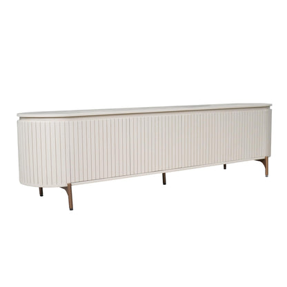 Szafka RTV Solana Drewno mango Piaskowe 210cm Starfurn