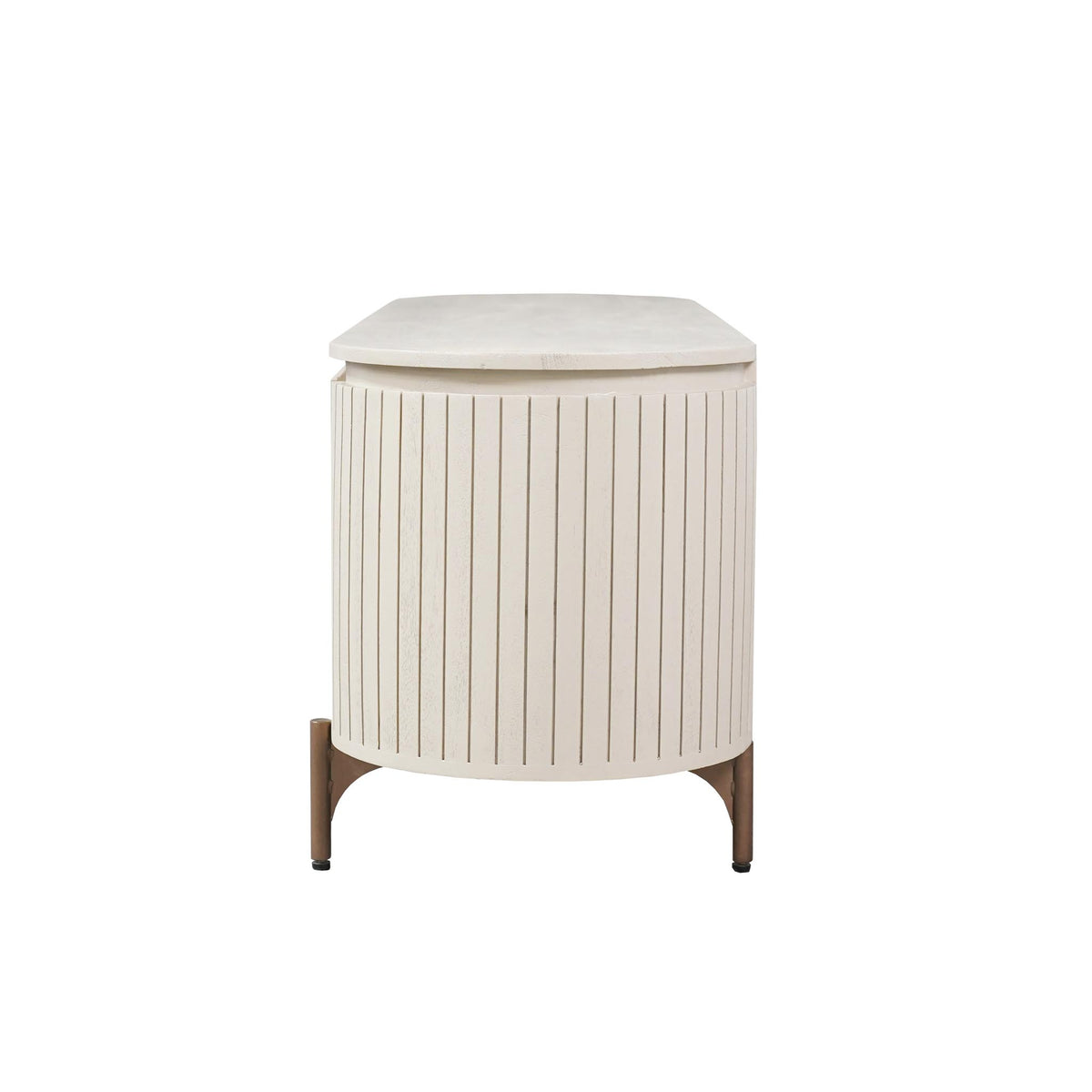Szafka RTV Solana Drewno mango Piaskowe 210cm Starfurn