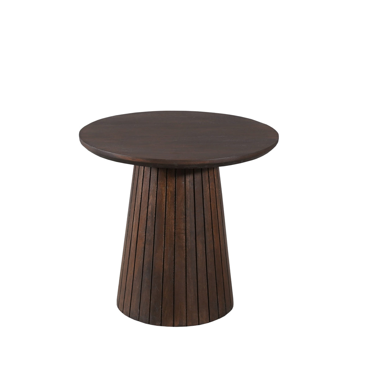 Stolik kawowy Solana Drewno mahoniowe Brązowy 50cm Starfurn